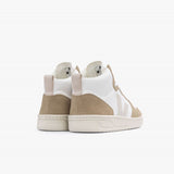 Veja V-15 Chromefree Leather Extra-White Pierre Sahara