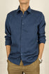 Director´s Cut Hemd "Wilson" Leinen Navy