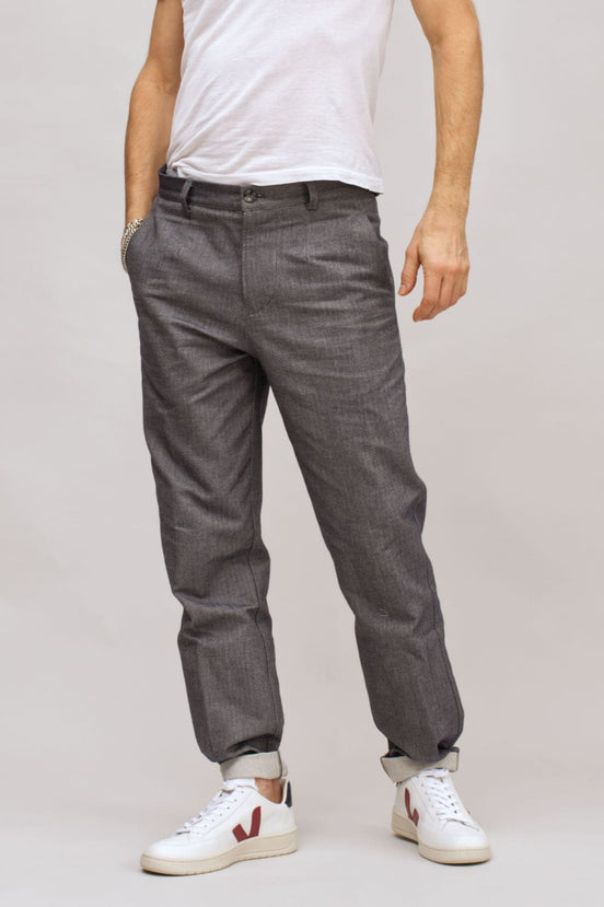 Director´s Cut Hose Granville Blue-Grey Denim