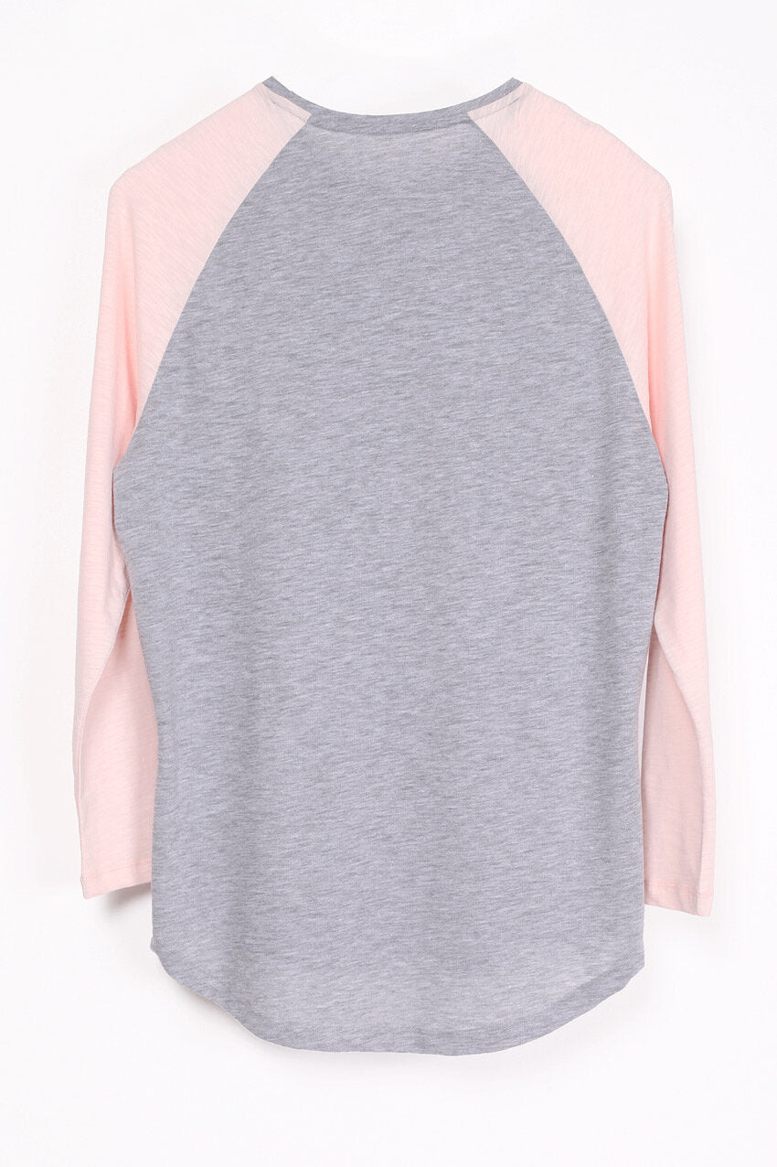 Eisdieler Raglan Longsleeve Ash Grey-Rose
