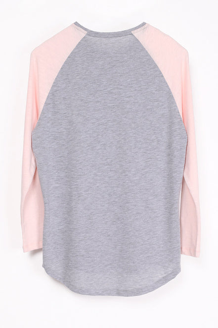 Eisdieler Raglan Longsleeve Ash Grey-Rose