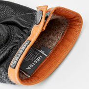 Hestra Deerskin Wool Tricot Charcoal-Black