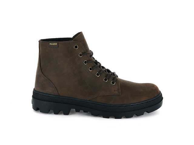 Palladium Pallabosse Mid Chocolate-Black