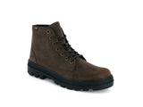 Palladium Pallabosse Mid Chocolate-Black