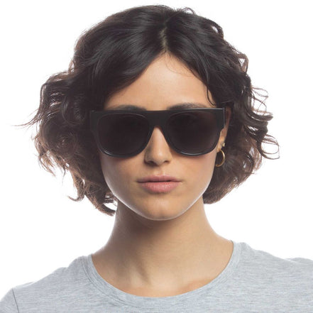 Le Specs Floatation | Matte Black Shadow Polarized