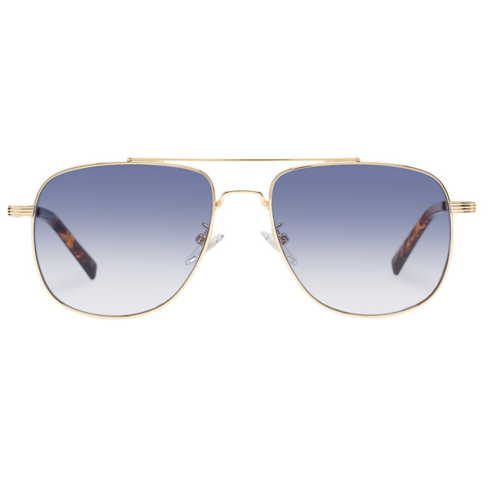 Le Specs The Charmer | Bright Gold Blue Grad