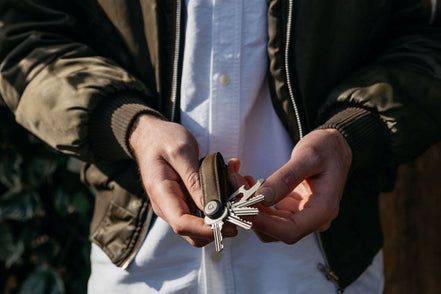 Orbitkey Key Organiser Crazy Horse Leather