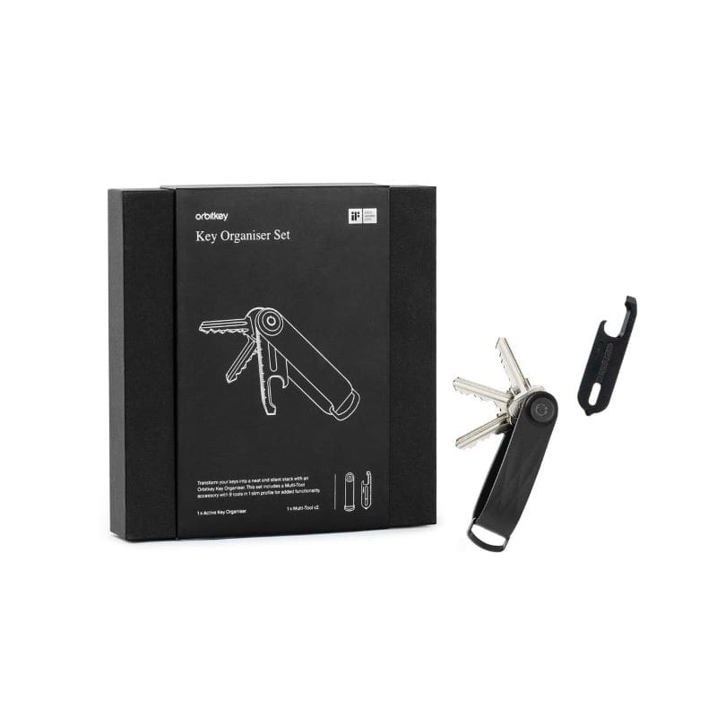 Orbitkey Key Organiser Gift Set Active Black