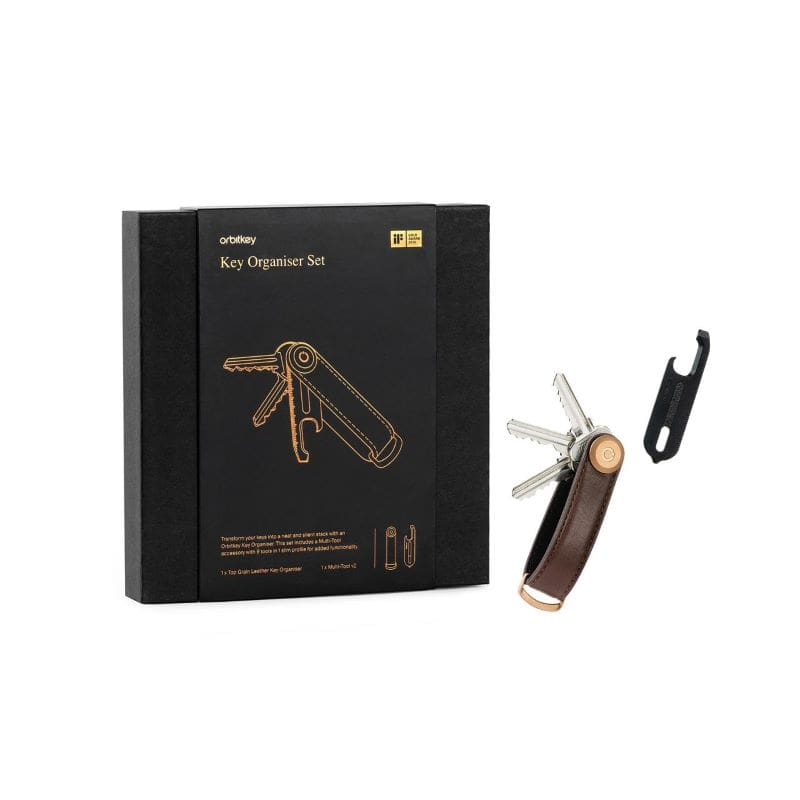 Orbitkey Key Organiser Gift Set Top Grain Leather