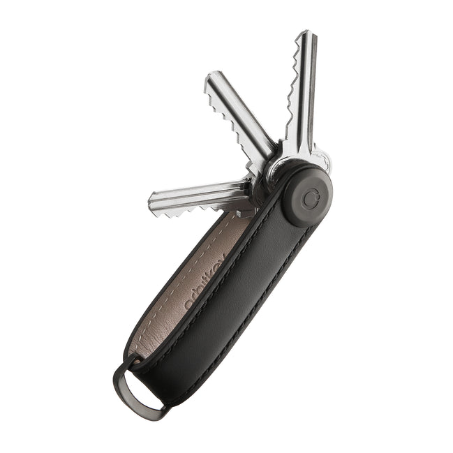Orbitkey Key Organiser Leather Black/Black