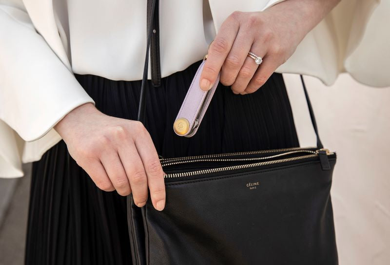 Orbitkey Key Organiser Saffiano Leather