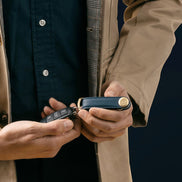 Orbitkey Key Organiser Saffiano Leather