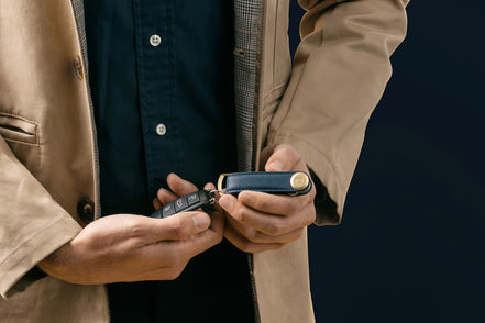Orbitkey Key Organiser Saffiano Leather